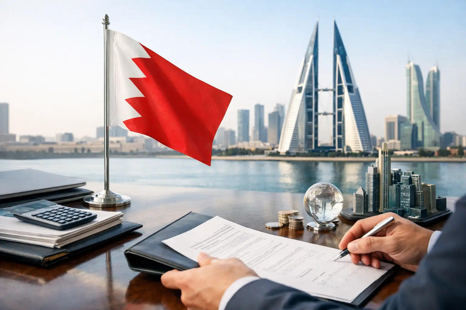 إجراءات فتح حساب بنكي للشركات في البحرين