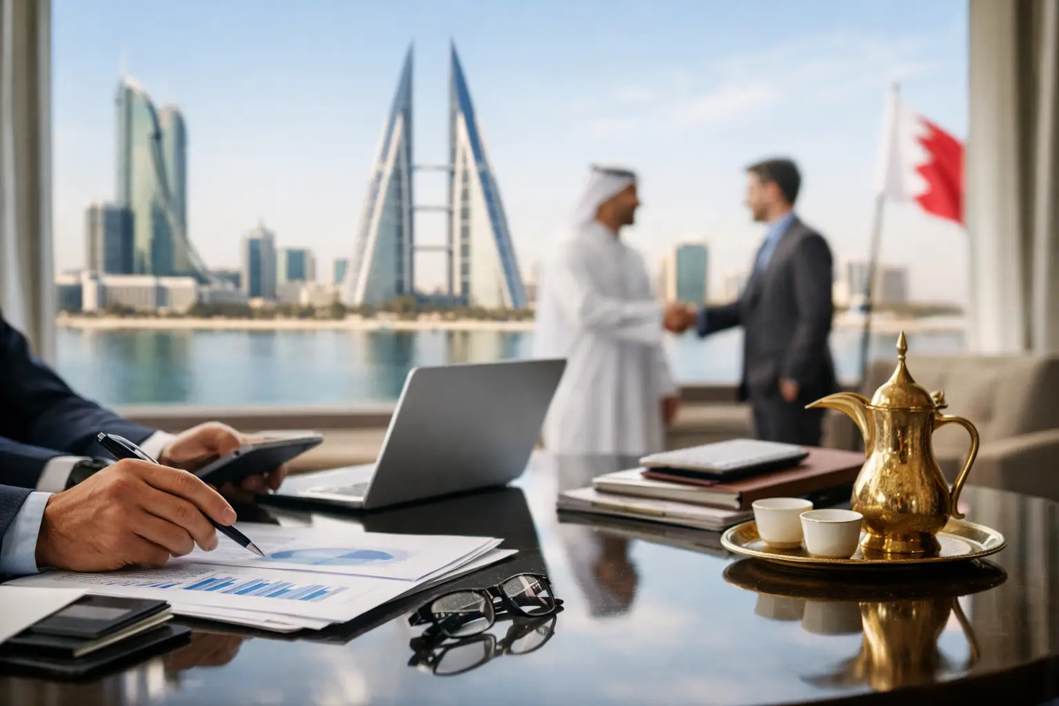 تاسيس شركة للاجانب في البحرين بخطوات واضحة