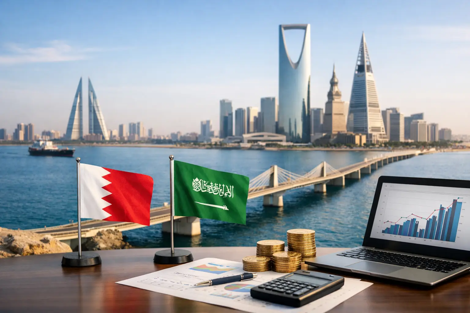 كيف ادخل السوق السعودي من البحرين عمليًا