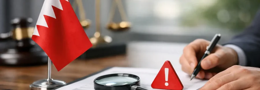 أبرز أخطاء تسجيل المستفيد النهائي في البحرين