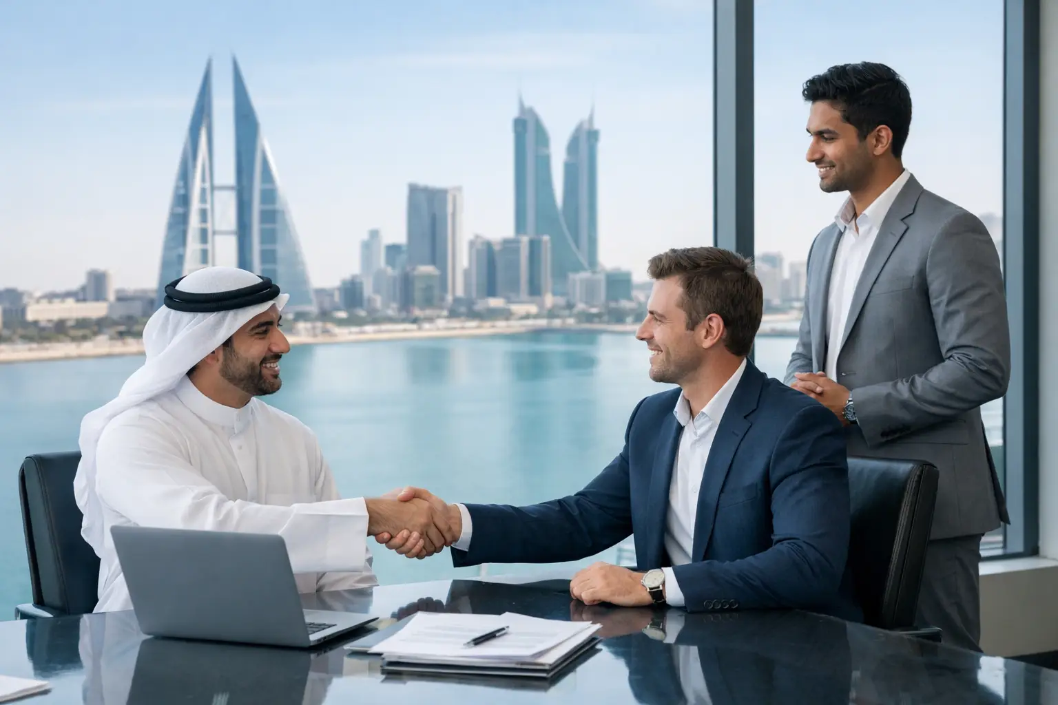 هل يمكن إضافة شريك لاحقاً في الشركة بالبحرين؟